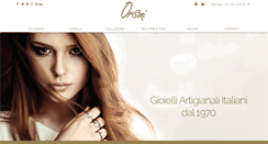 Desktop Screenshot of orsinigioielli.it